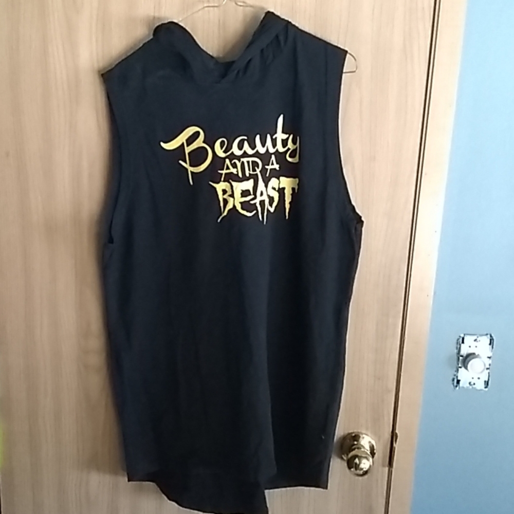 GRRRL Clothing "Beauty and a Beast" Hooded Tanktop